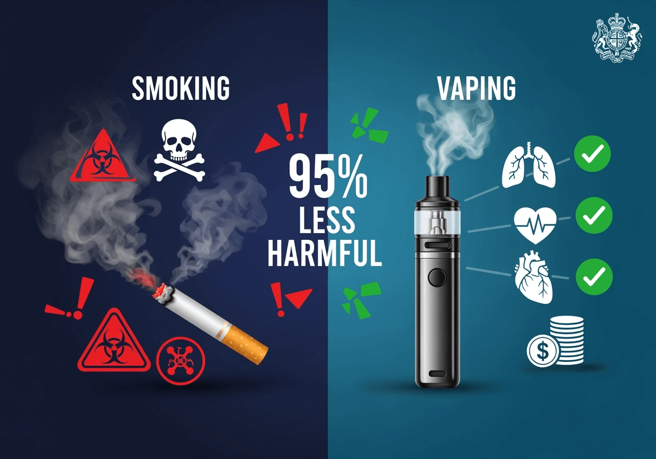 Vaping vs Smoking: Health Benefits