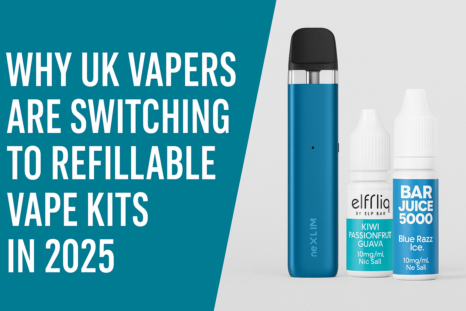 Why UK Vapers Are Switching to Refillable Vape Kits in 2025