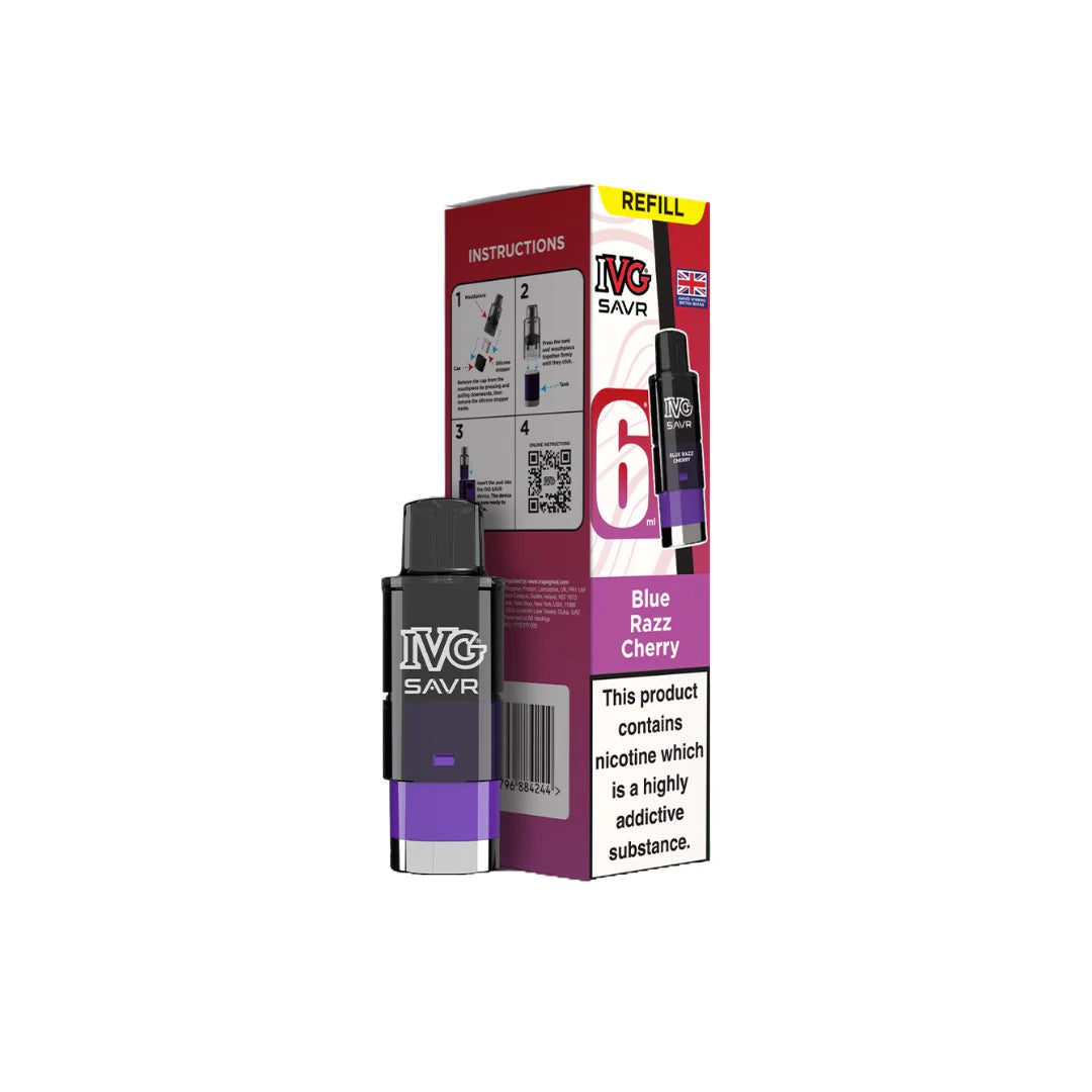 Coils & Pods Flavour: Blue Razz Cherry