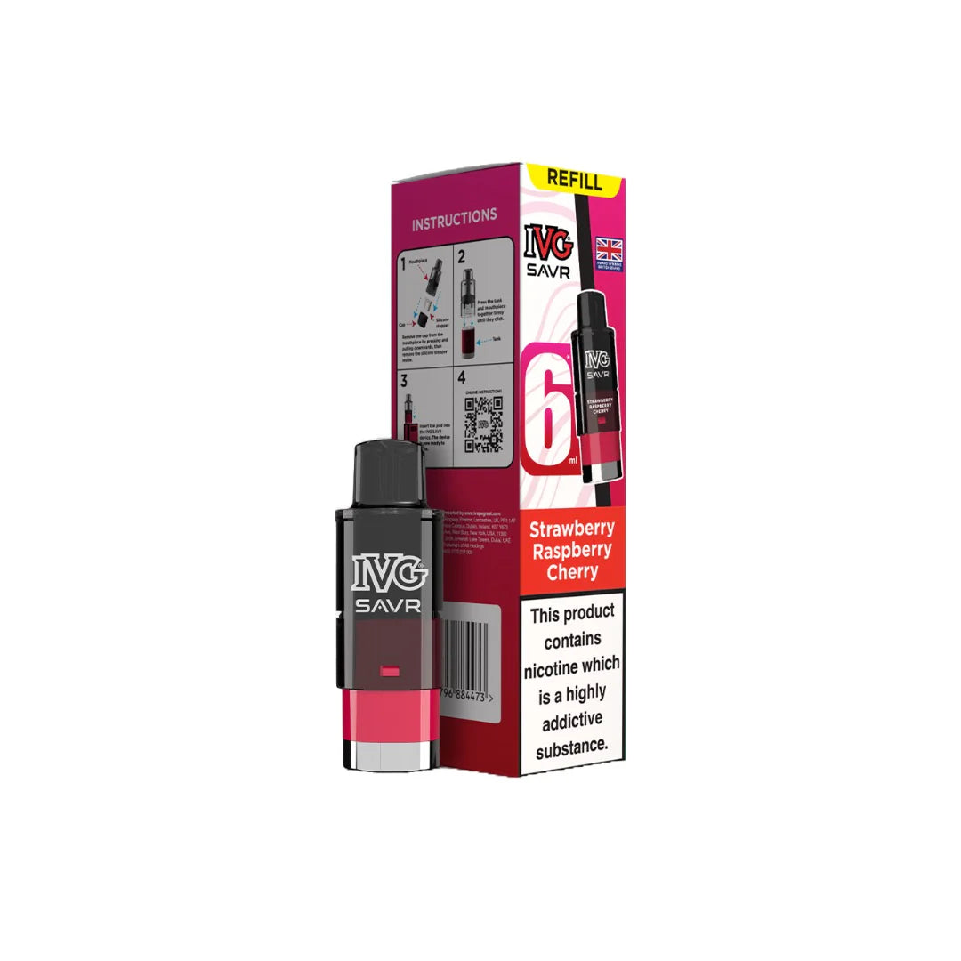 Coils & Pods Flavour: Strawberry Raspberry Cherry