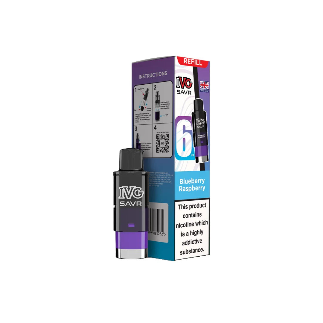 Coils & Pods Flavour: Blueberry Raspberry