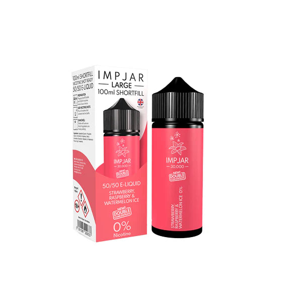 E-Liquids Flavour: Strawberry Raspberry & Watermelon