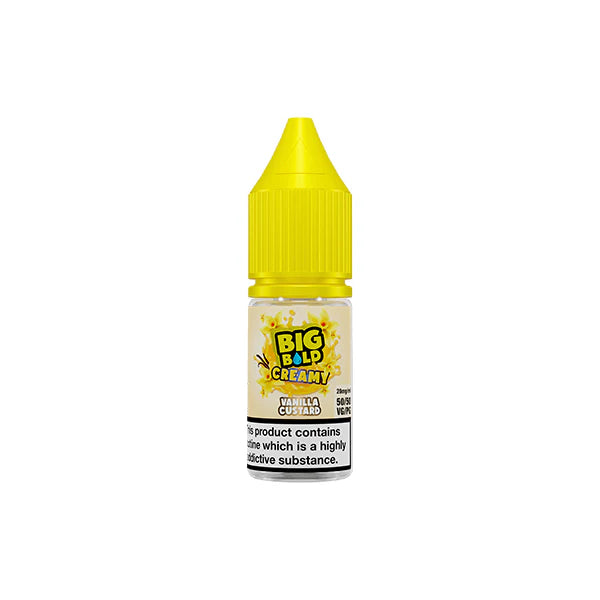 Nic Shots & Salts Flavour: Vanilla Custard