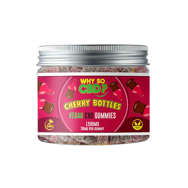 CBD Products Gummies: Cherry Bottles