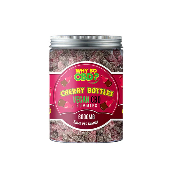 CBD Products Gummies: Cherry Bottles